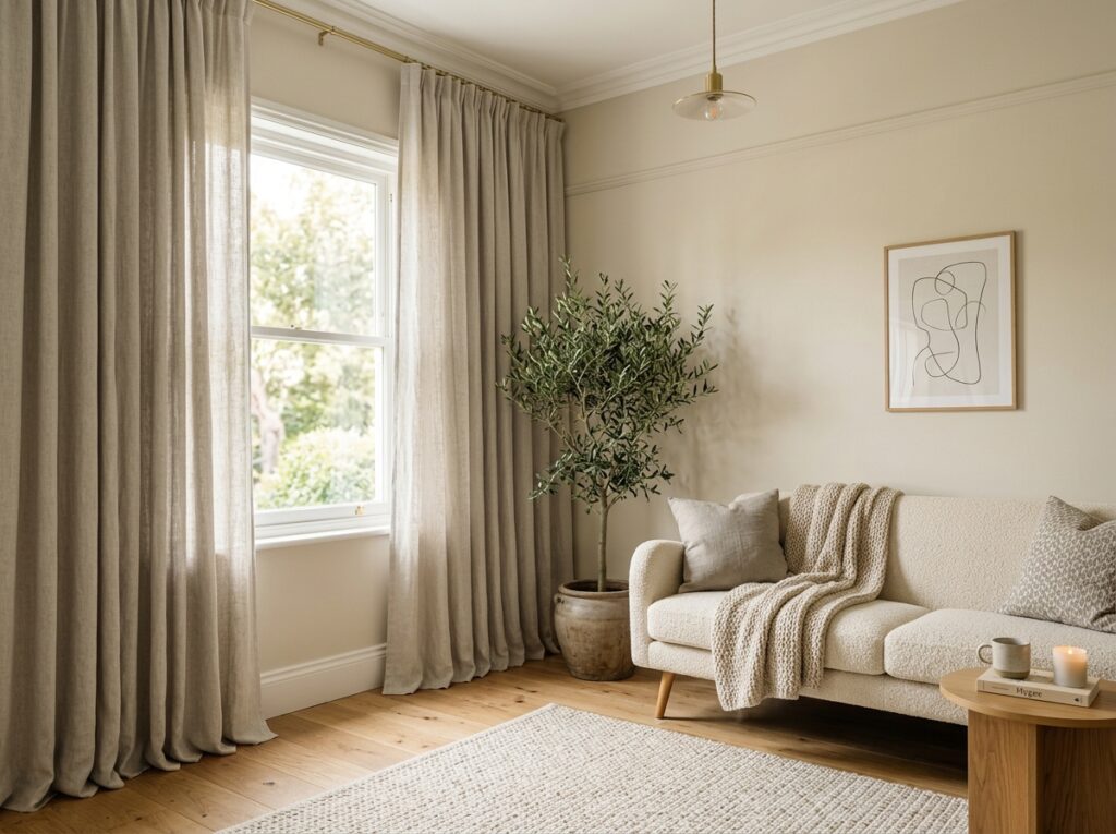 Hang your Curtains at ceiling Height