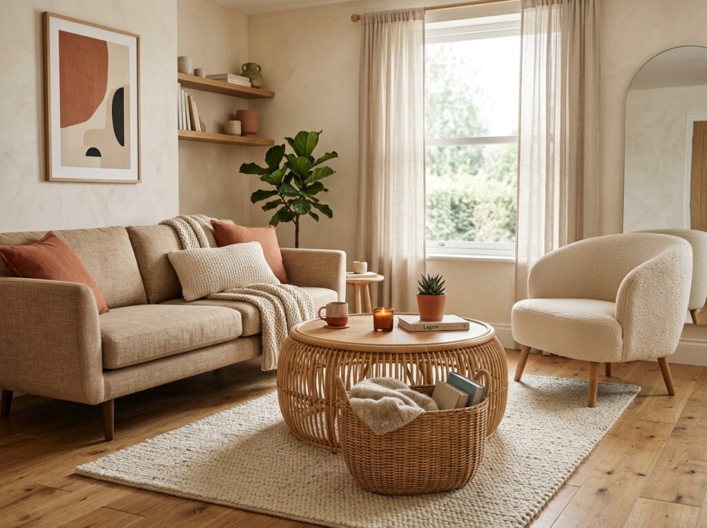 Swap your coffee table for a round one